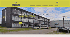 Desktop Screenshot of cuxbeton-gewerbebau.de